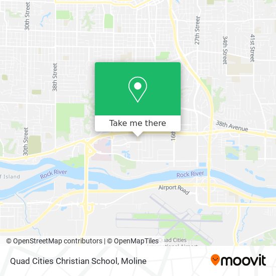 Mapa de Quad Cities Christian School