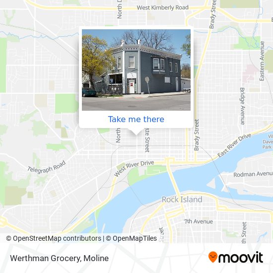 Mapa de Werthman Grocery