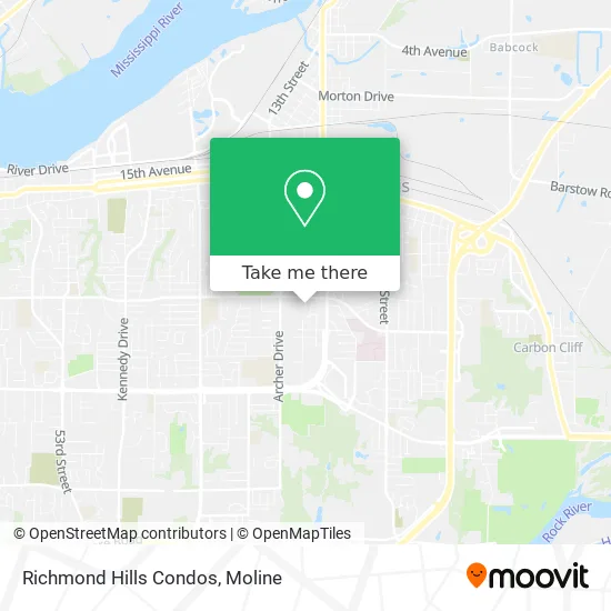 Richmond Hills Condos map