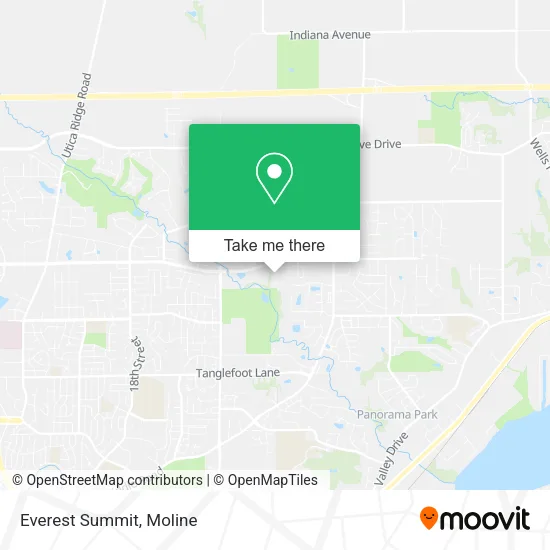 Mapa de Everest Summit