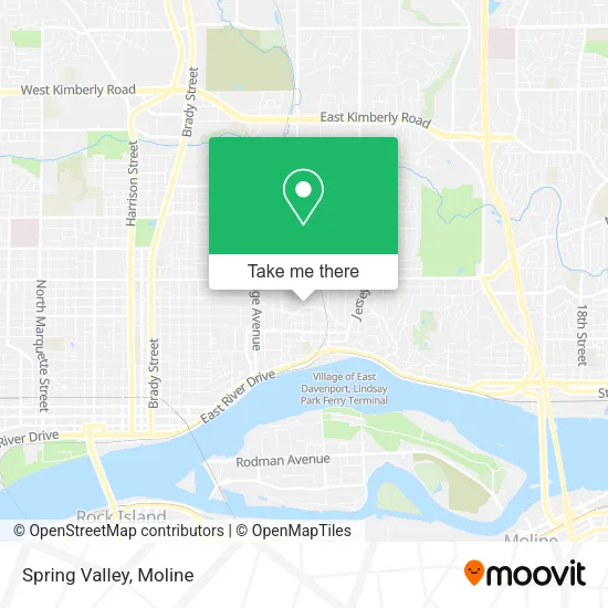 Spring Valley map