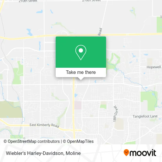 Wiebler's Harley-Davidson map
