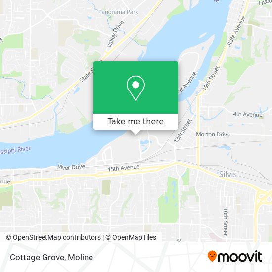 Cottage Grove map