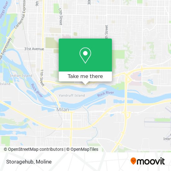 Storagehub map