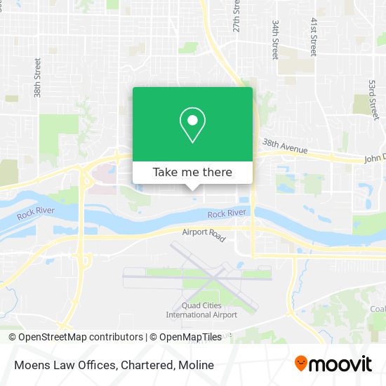 Moens Law Offices, Chartered map