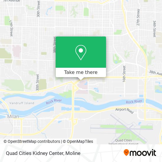 Mapa de Quad Cities Kidney Center