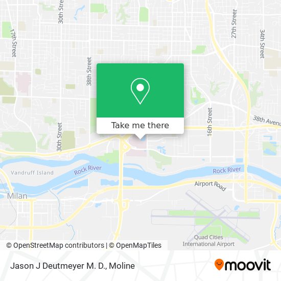 Mapa de Jason J Deutmeyer M. D.