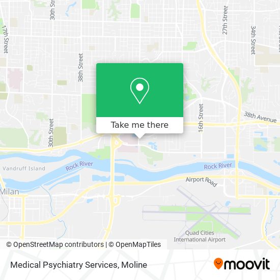 Medical Psychiatry Services map