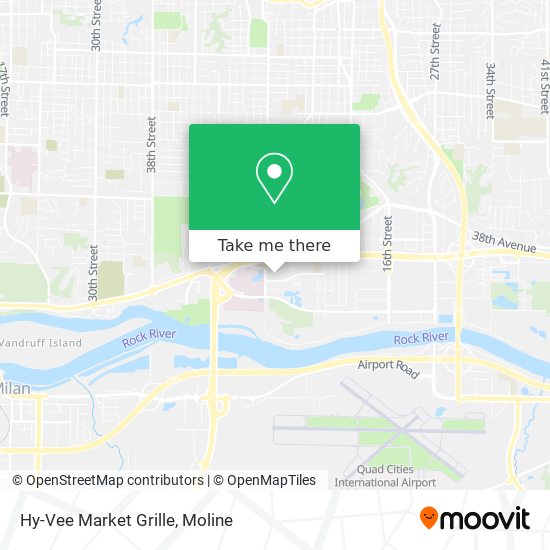 Hy-Vee Market Grille map