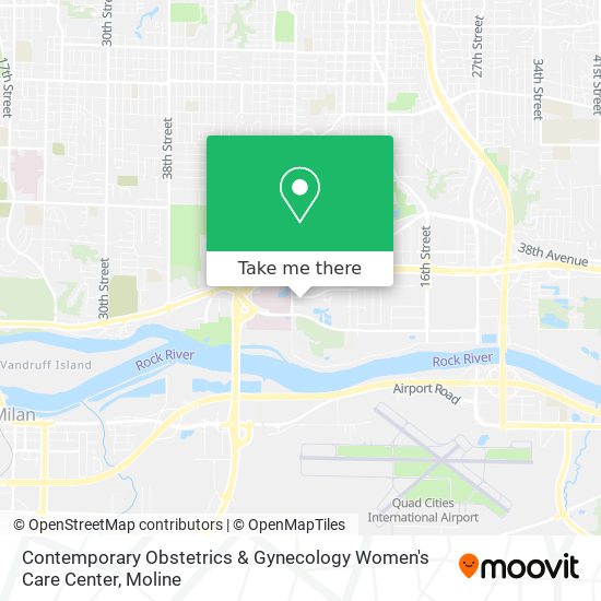 Contemporary Obstetrics & Gynecology Women's Care Center map