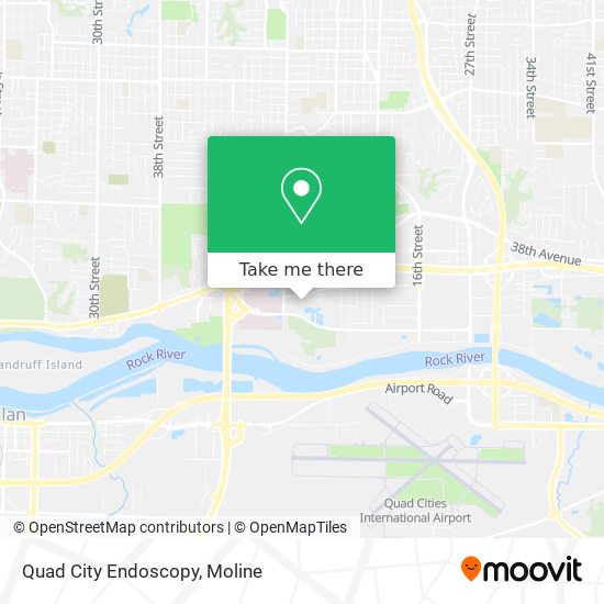 Mapa de Quad City Endoscopy