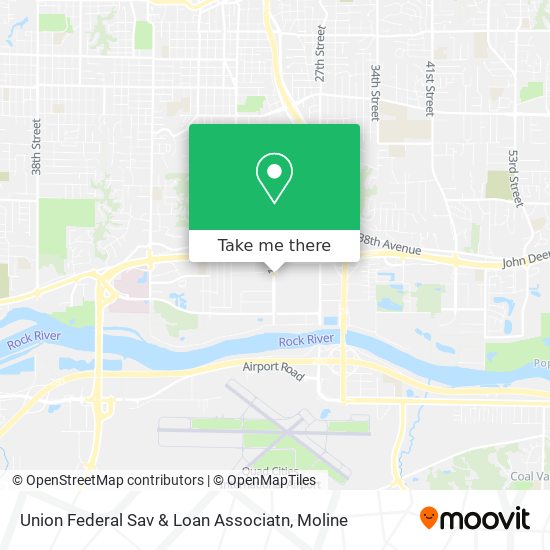 Union Federal Sav & Loan Associatn map