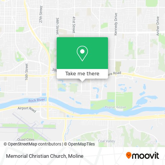 Memorial Christian Church map