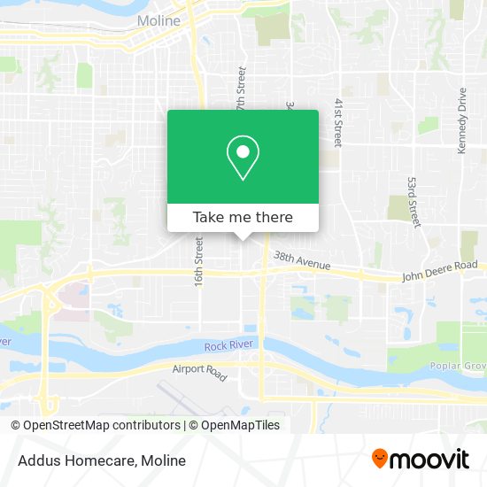 Addus Homecare map