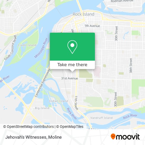 Jehovah's Witnesses map