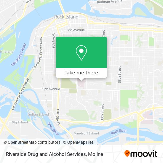 Mapa de Riverside Drug and Alcohol Services
