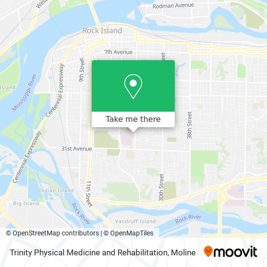 Trinity Physical Medicine and Rehabilitation map