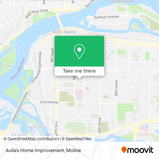 Mapa de Avila's Home Improvement