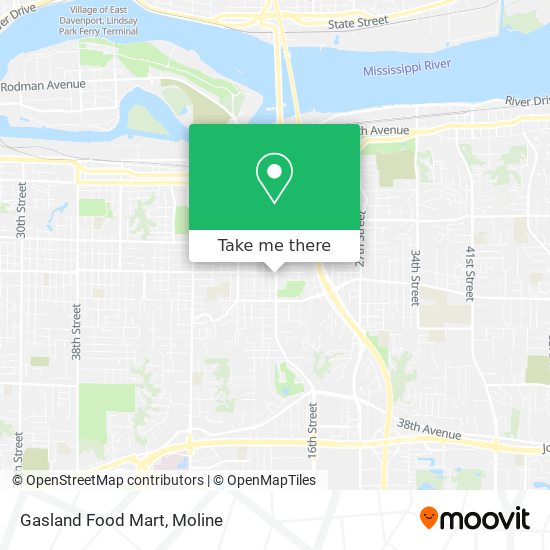 Gasland Food Mart map