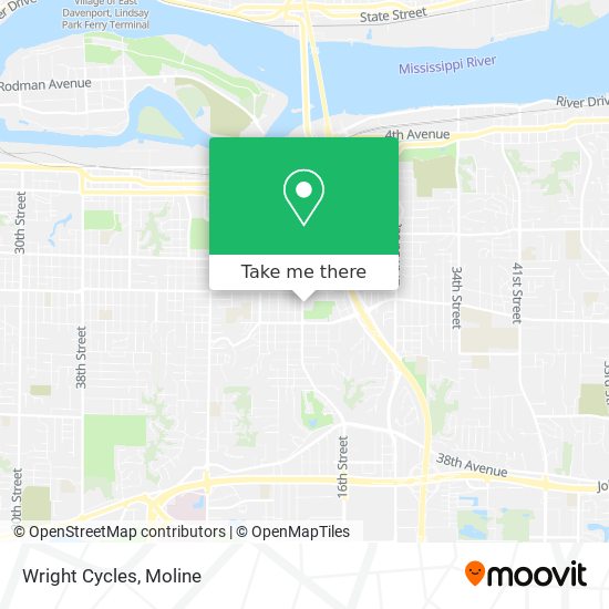 Wright Cycles map