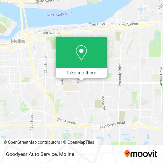 Goodyear Auto Service map