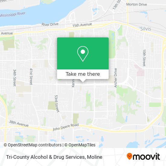 Tri-County Alcohol & Drug Services map