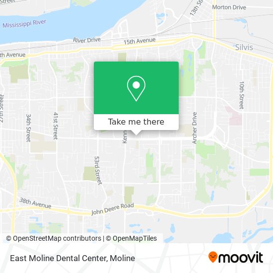 East Moline Dental Center map