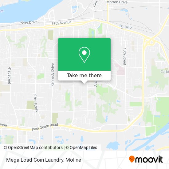 Mega Load Coin Laundry map