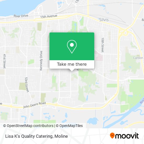 Lisa K's Quality Catering map