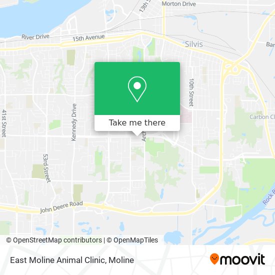 East Moline Animal Clinic map
