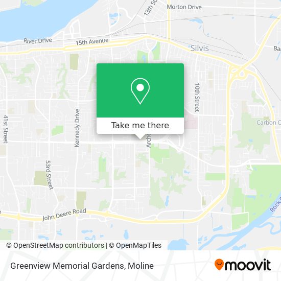 Greenview Memorial Gardens map