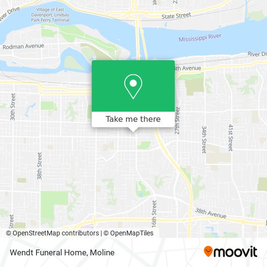 Wendt Funeral Home map