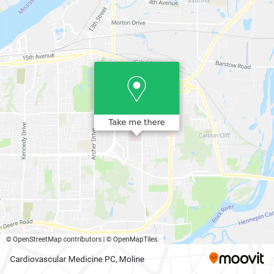 Cardiovascular Medicine PC map