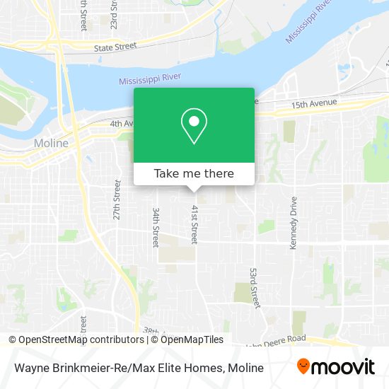 Wayne Brinkmeier-Re / Max Elite Homes map