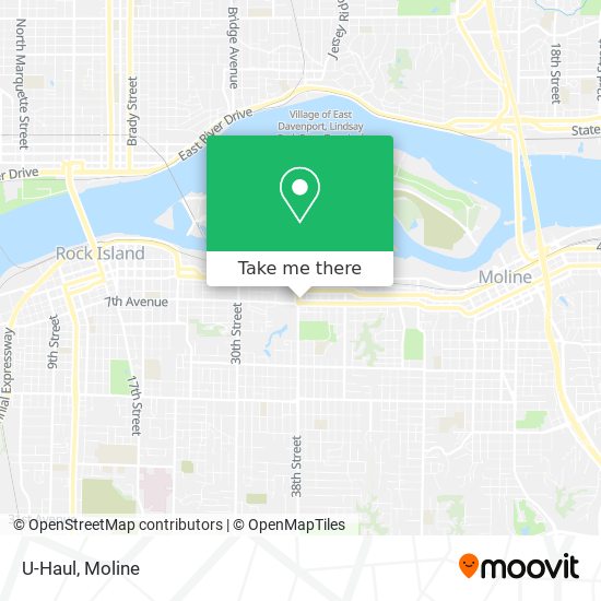 U-Haul map