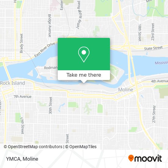 YMCA map