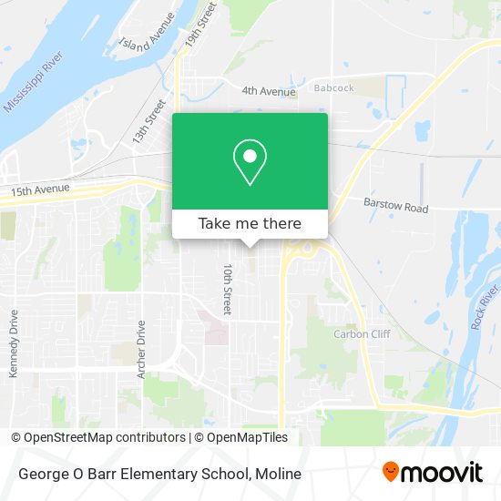 George O Barr Elementary School map