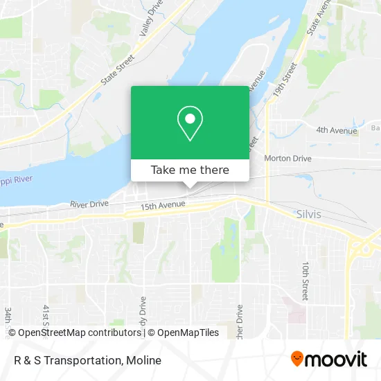 R & S Transportation map