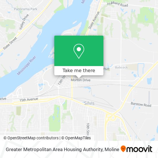 Greater Metropolitan Area Housing Authority map