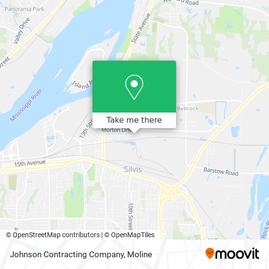 Mapa de Johnson Contracting Company