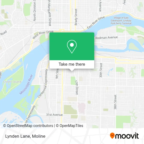 Lynden Lane map