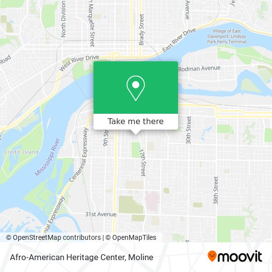 Afro-American Heritage Center map