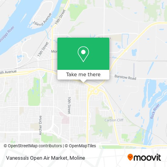 Vanessa's Open Air Market map