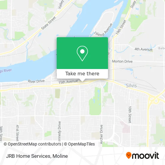 JRB Home Services map