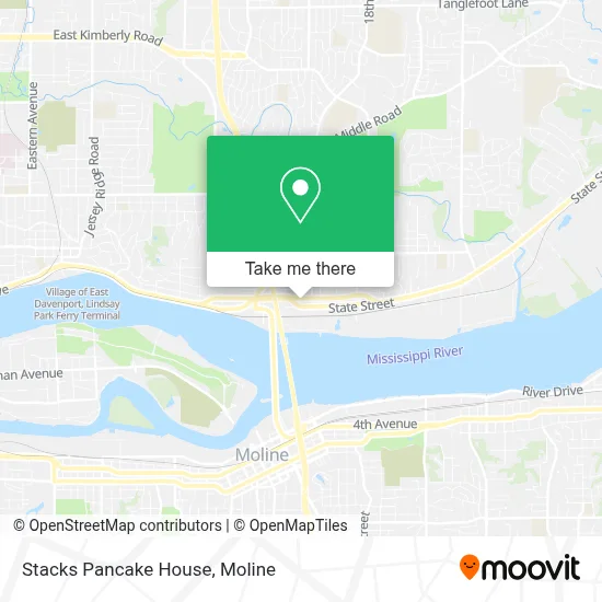 Stacks Pancake House map