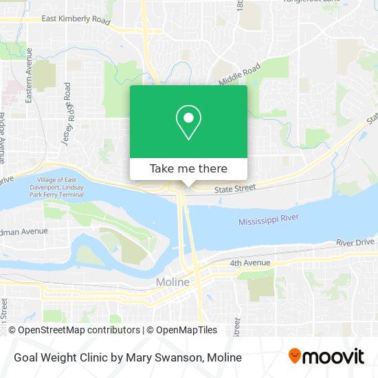 Goal Weight Clinic by Mary Swanson map