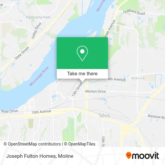 Joseph Fulton Homes map