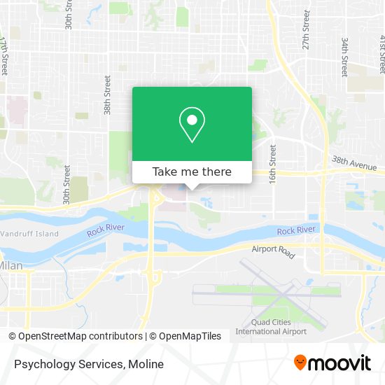 Psychology Services map