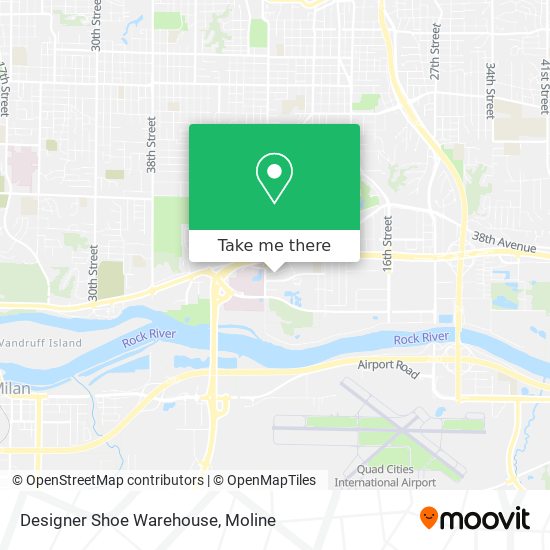 Designer Shoe Warehouse map