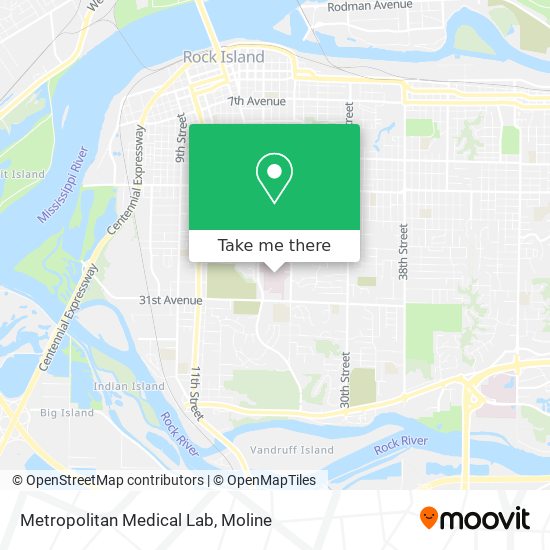 Metropolitan Medical Lab map